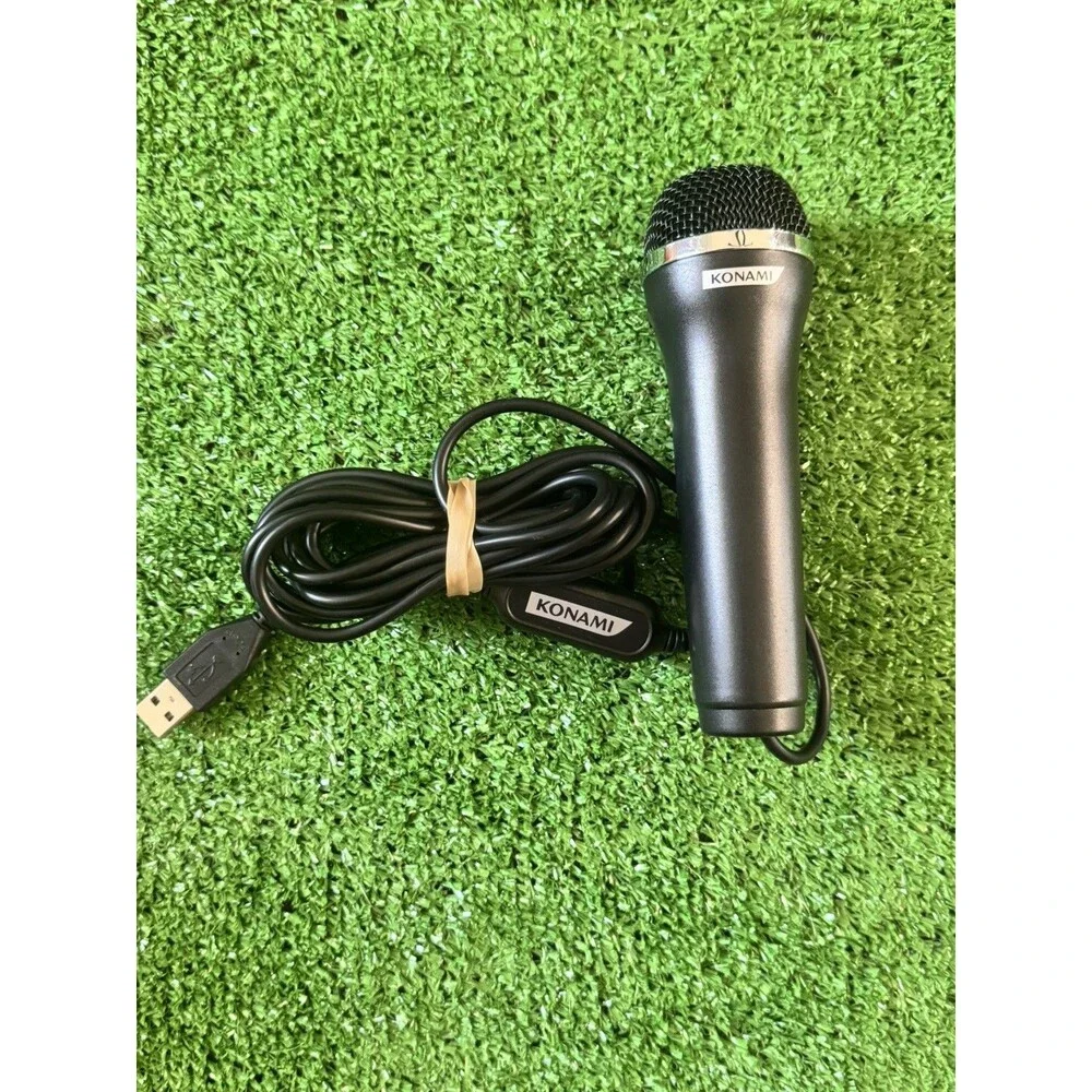 LOT OF 2 B6 Konami Logitech USB Microphone for Xbox 360 PS3 Wii & PC E-UR20